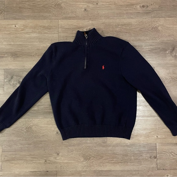 Ralph Lauren Men's Navy Sweater - Picture 1 of 3